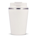 Dubbelwandige take-awaybeker geschikt voor koffiemachines 280 ml vierde weergave