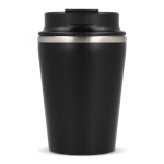 Dubbelwandige take-awaybeker geschikt voor koffiemachines 280 ml vierde weergave