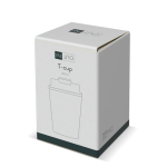 Dubbelwandige take-awaybeker geschikt voor koffiemachines 280 ml achtste weergave
