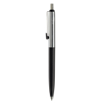 Metalen pen met kleurdetail op de clip kleur zwart tweede weergave