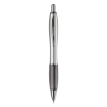 Goedkope pennen met logo en antislip functie Silver&Color kleur zwart tweede weergave