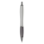 Goedkope pennen met logo en antislip functie Silver&Color kleur zwart vierde weergave