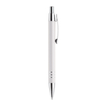 Aluminium pen met bijpassende buisvormige etui kleur wit vijfde weergave
