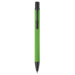 Aluminium pen met rubberen coating in verschillende kleuren kleur limoen groen tweede weergave
