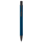 Aluminium pen met rubberen coating in verschillende kleuren kleur lichtroze tweede weergave