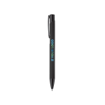 Aluminium pen met rubberen coating in verschillende kleuren met afdrukgebied