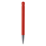 Plastic balpen met matte afwerking, gemaakt in de EU, blauwe inkt kleur rood vierde weergave