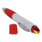 Draaipen met markeerstift aan de bovenkant kleur rood zesde weergave