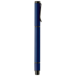 Metalen pen met blauwe inkt en gele markeerpen 2-in-1 kleur donkerblauw vijfde weergave