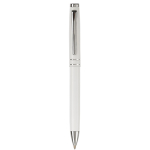Set van 1 rollerpen met dop en 1 draaipen kleur wit tweede weergave