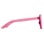 Retro stijl zonnebril in pastelkleuren UV400-bescherming kleur roze derde weergave