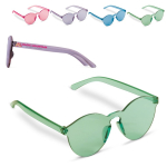 Retro stijl zonnebril in pastelkleuren UV400-bescherming