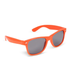 Zonnebril van gerecycled plastic in verschillende kleuren UV400 kleur oranje