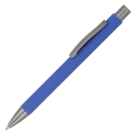 Papieren pen in verschillende kleuren kleur blauw derde weergave