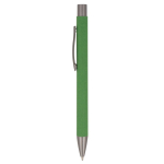 Papieren pen in verschillende kleuren kleur groen