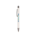 Duurzame papieren pen met stylus in verschillende kleuren met afdrukgebied
