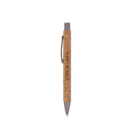 Ecologische pen met kurken lichaam met afdrukgebied