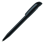 Stilolinea pen gemaakt van 100% gerecycled plastic met blauwe inkt kleur zwart derde weergave