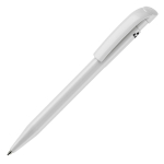 Stilolinea pen gemaakt van 100% gerecycled plastic met blauwe inkt kleur wit derde weergave