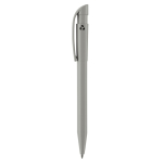 Stilolinea pen gemaakt van 100% gerecycled plastic met blauwe inkt kleur grijs
