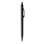 Witte plastic pen met gekleurde gebogen clip vijfde weergave
