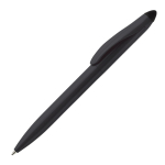 Plastic draaipen met zwarte stylus kleur zwart derde weergave
