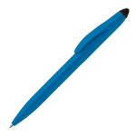 Plastic draaipen met zwarte stylus kleur blauw derde weergave