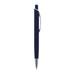 Aluminium pen met soft-touch afwerking in kleuren kleur donkerblauw vijfde weergave