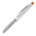 Pen met stylus in verschillende kleuren en lampje kleur oranje derde weergave