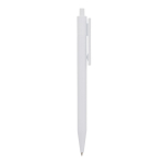 Plastic pen met gekleurde details aan de bovenkant kleur wit vijfde weergave