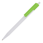 Plastic pen met gekleurde details aan de bovenkant kleur lichtgroen derde weergave