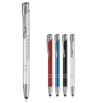Aluminium balpen met clip en touch tip Arrowtouch