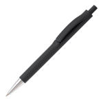 gekleurde plastic pen met metalen punt kleur zwart derde weergave