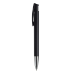 Matte kleurrijke plastic pen gemaakt in de EU kleur zwart