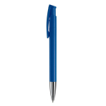 Matte kleurrijke plastic pen gemaakt in de EU kleur blauw