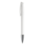 Matte kleurrijke plastic pen gemaakt in de EU kleur wit
