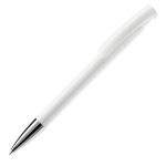 Matte kleurrijke plastic pen gemaakt in de EU kleur wit derde weergave