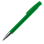 Matte kleurrijke plastic pen gemaakt in de EU kleur groen derde weergave