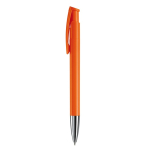 Matte kleurrijke plastic pen gemaakt in de EU kleur oranje