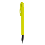 Matte kleurrijke plastic pen gemaakt in de EU kleur limoen groen