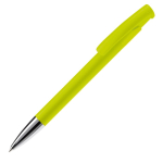 Matte kleurrijke plastic pen gemaakt in de EU kleur limoen groen derde weergave