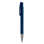 Matte kleurrijke plastic pen gemaakt in de EU kleur donkerblauw