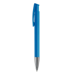 Matte kleurrijke plastic pen gemaakt in de EU kleur lichtblauw