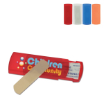 Kleurrijk plastic hoesje met 5 pleisters inbegrepen Band Aids Colors