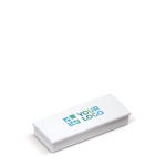 Klassieke rechthoekige plastic magneet voor personalisatie met afdrukgebied