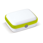Harde plastic lunchbox met levendige kleurenontwerpen 1000ml kleur lichtgroen