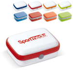 Harde plastic lunchbox met levendige kleurenontwerpen 1000ml