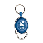 ID-hanger in verschillende kleuren met verstelbare clip en 60cm koord met afdrukgebied