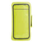 Sportarmband van neopreen voor de meeste smartphones kleur neon geel tweede weergave