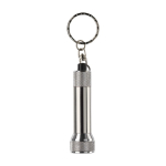 Originele aluminium sleutelhanger met lampje bedrukken Minilight kleur zilver tweede weergave